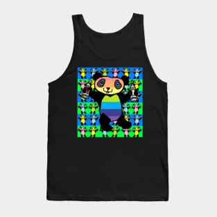 Graffiti,Panda,Rainbow by LowEndGraphics Tank Top